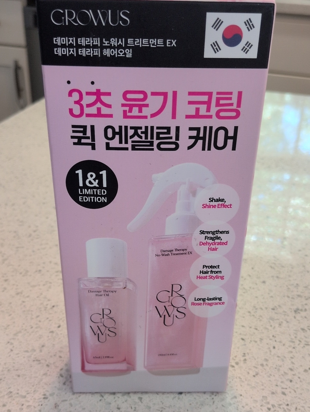 GROWUS Hair Treatment Spray & Oil Set